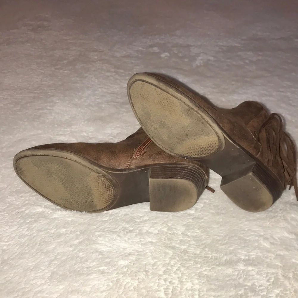 Sugar Fringe Ankle Boots
